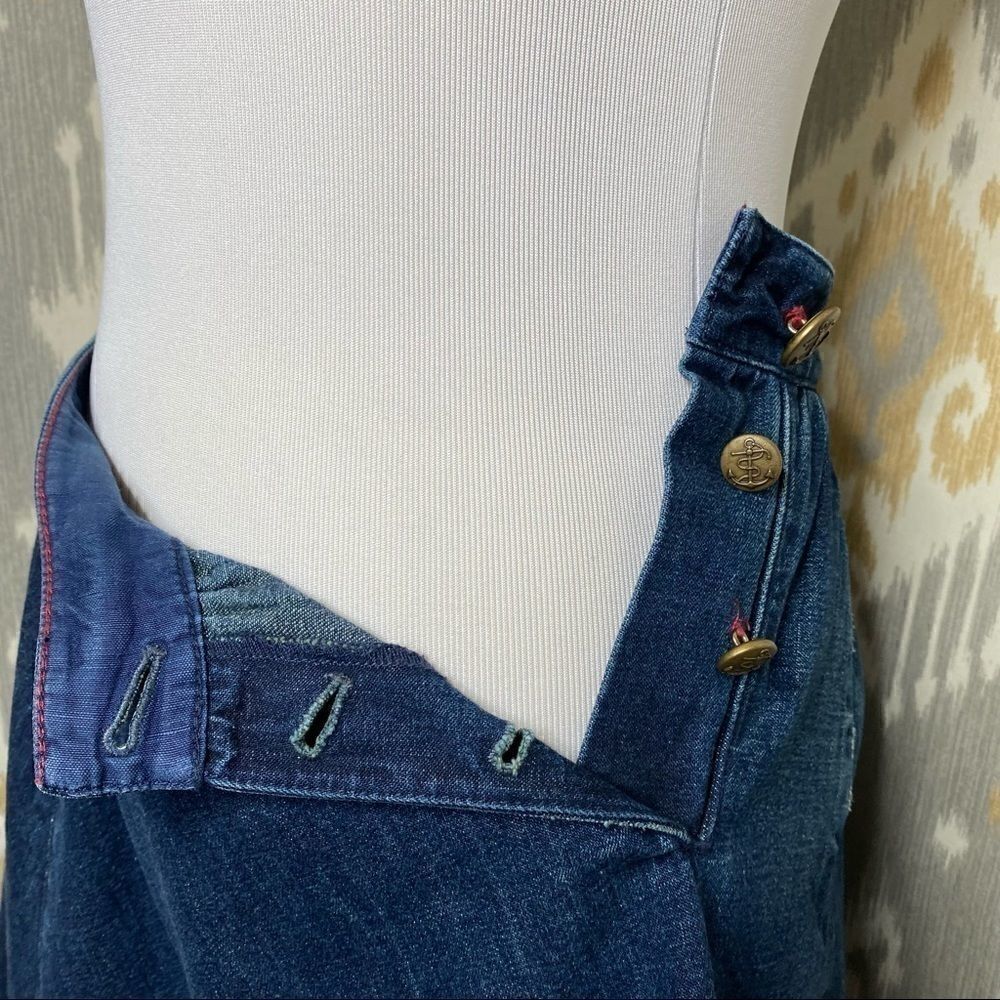 Ralph Lauren Nautical Dark Denim Circle Skirt - Picture 12 of 16